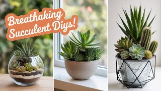 Breathtaking Succulent Decor Ideas to Elevate Your Space Instantly