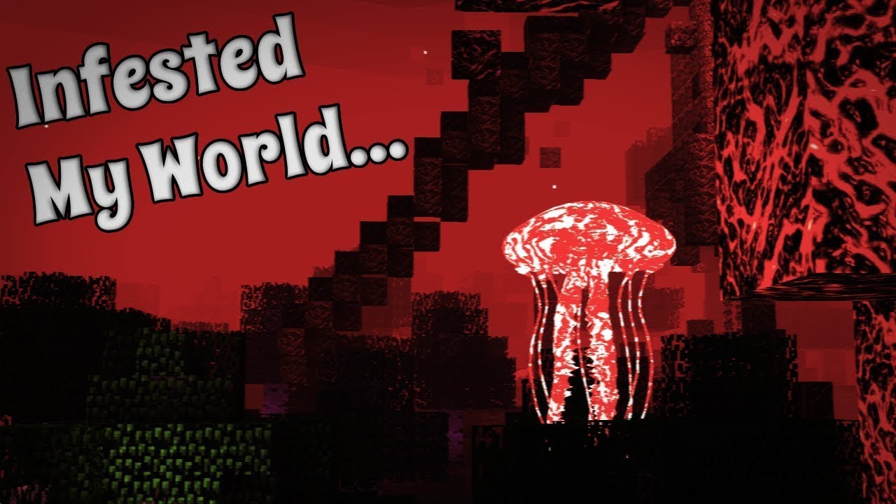 This Minecraft Horror Mod Slowly INFECTS Your World... The Cryptid ...