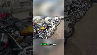 World's Largest Motorcycle Salvage Yard Tour! #shorts
