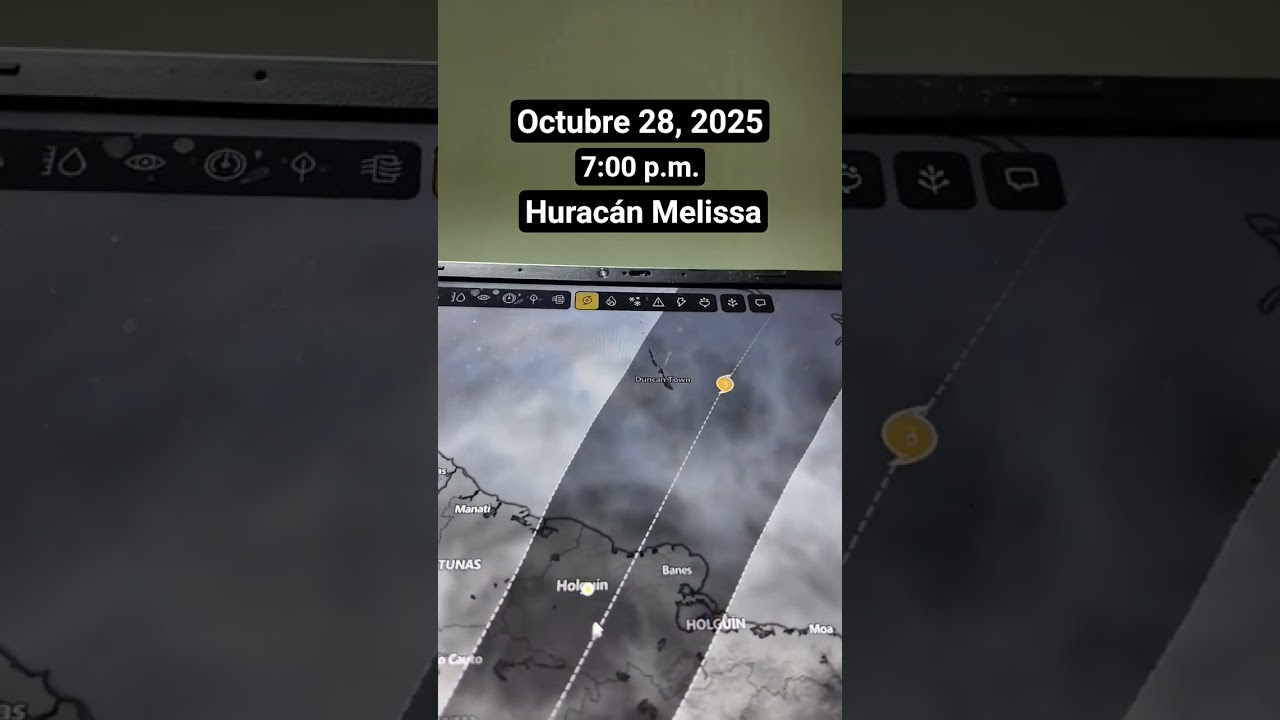 Huracán Melissa ahora en Cuba