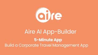 Build a Corporate Travel Management App in 5 Minutes screenshot 2