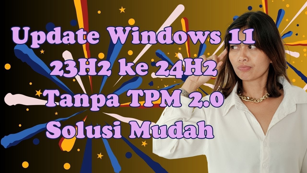 UPDATE WINDOWS 11 VERSI 23H2 KEVERSI 24H2 BERHASIL 100% 👍 - YouTube