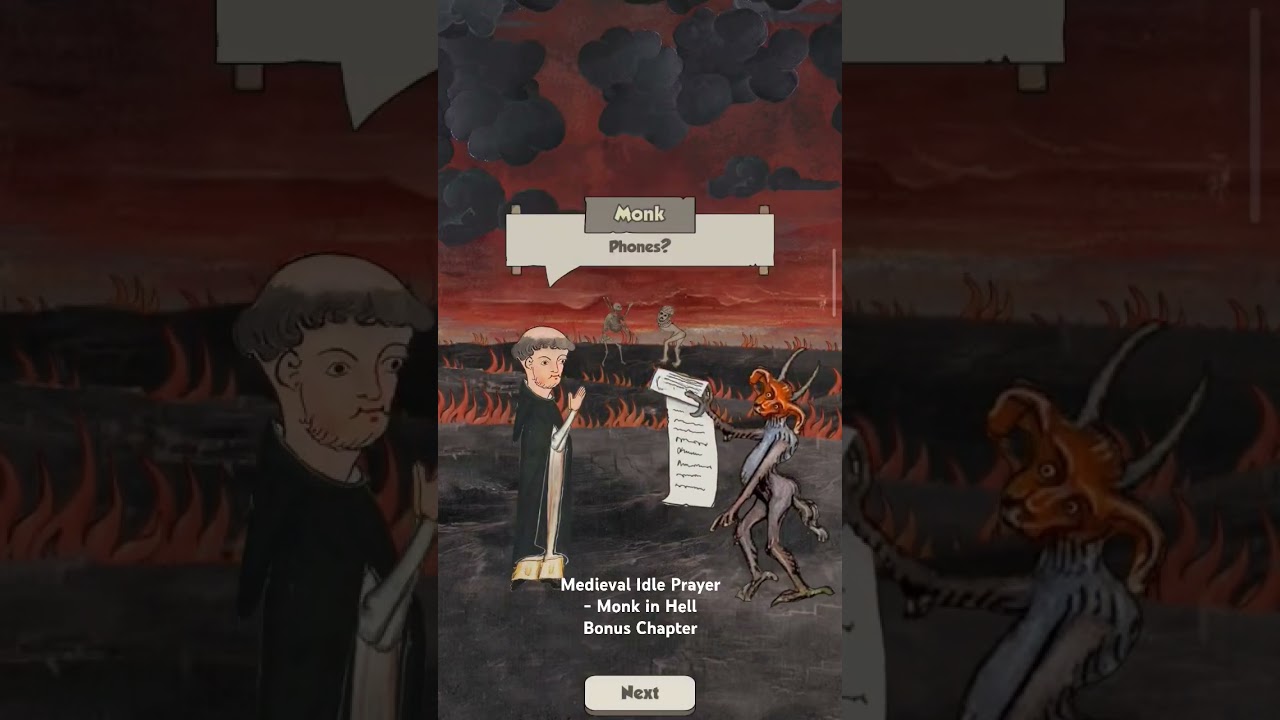 Medieval Idle Prayer - Monk in Hell (Android OS)