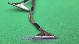 Experience Custom-built awg-48 micro-coax 120 pin harness Bespoke Designed for Robotics Applicat Hig