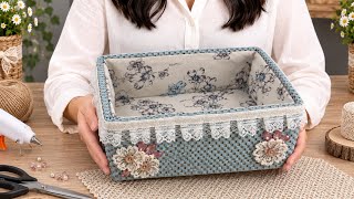 Super Beautiful but Low-Cost! 😍Best DIY Space-Saving Craft Idea from Waste Material