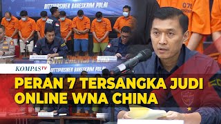 7 Tersangka Judi Online WNA China dan Ini Perannya