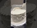 Elegant White Hart Cake Decoration Ideas | ASMR Cake Decorating  #virel #shortsviral #asmr #shorts