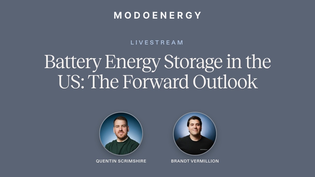 Battery Energy Storage in the US - The Forward Outlook: Livestream