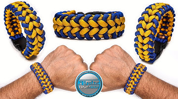 How to Make a Paracord Bracelet The Modified Turbine Blades Knot Tutorial