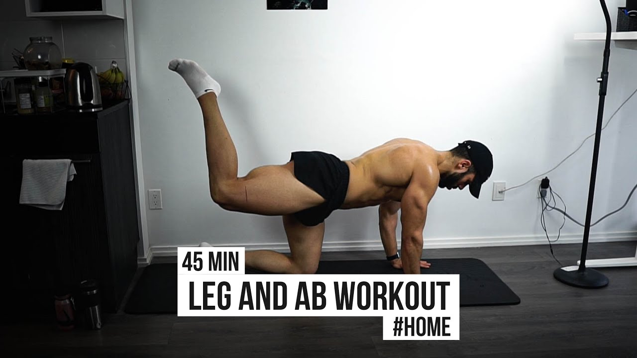 At Home Leg and Ab Workout 4 Lower Body and Core Workout YouTube