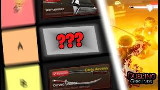 RANKING every Dueling Grounds weapon SEASON 1 EDITION