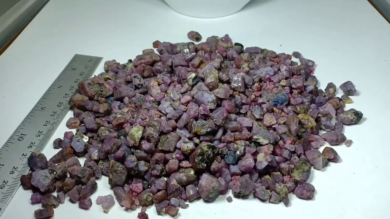 Ruby in normal and UV light YouTube