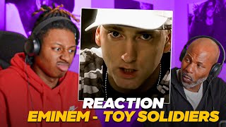 THE KIDS ON THE HOOK GOES CRAZY🔥🔥Eminem - Like Toy Soldiers | DAD REACTION