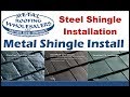 Metal Shingle Install Metal Works  Tamko Slate Astonwood