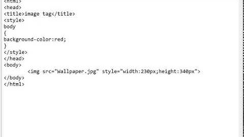 How to Insert an Image in a Webpage (HTML / XHTML)