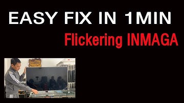 EASY FIX How to Fix Samsung LED TV Flickering Flashing Screen.