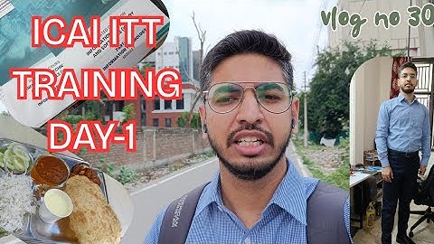 DAY-1🤩||📚ICAI ITT TRAINING 📚||DAILY ROUTINE⏳||DAILY VLOGGING☺️ #msword #ittraining #icai #study