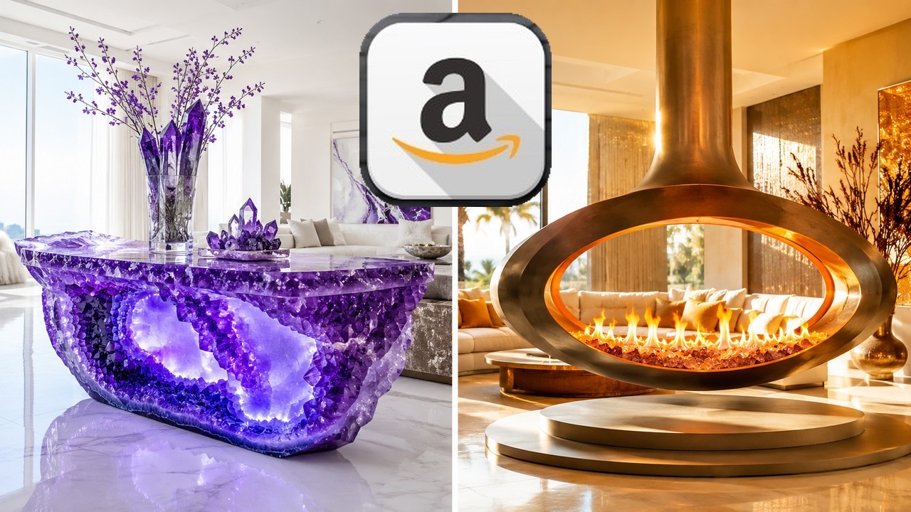 ⁣25 Extreme Luxury Home Decor Finds On Amazon Right Now!