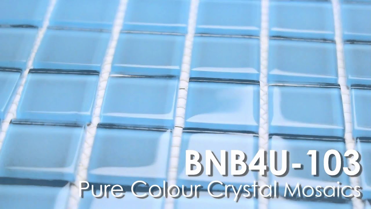 BNB4U-103 Pure Colour Glass Mosaic Tiles WWW.BINIBI.CO.UK