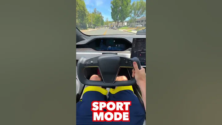 Tesla Model S Plaid 0-60mph Chill v Sport v Plaid Mode! #shorts