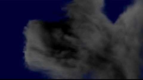 Blender smoke sim resolution comparison 02: Particle count