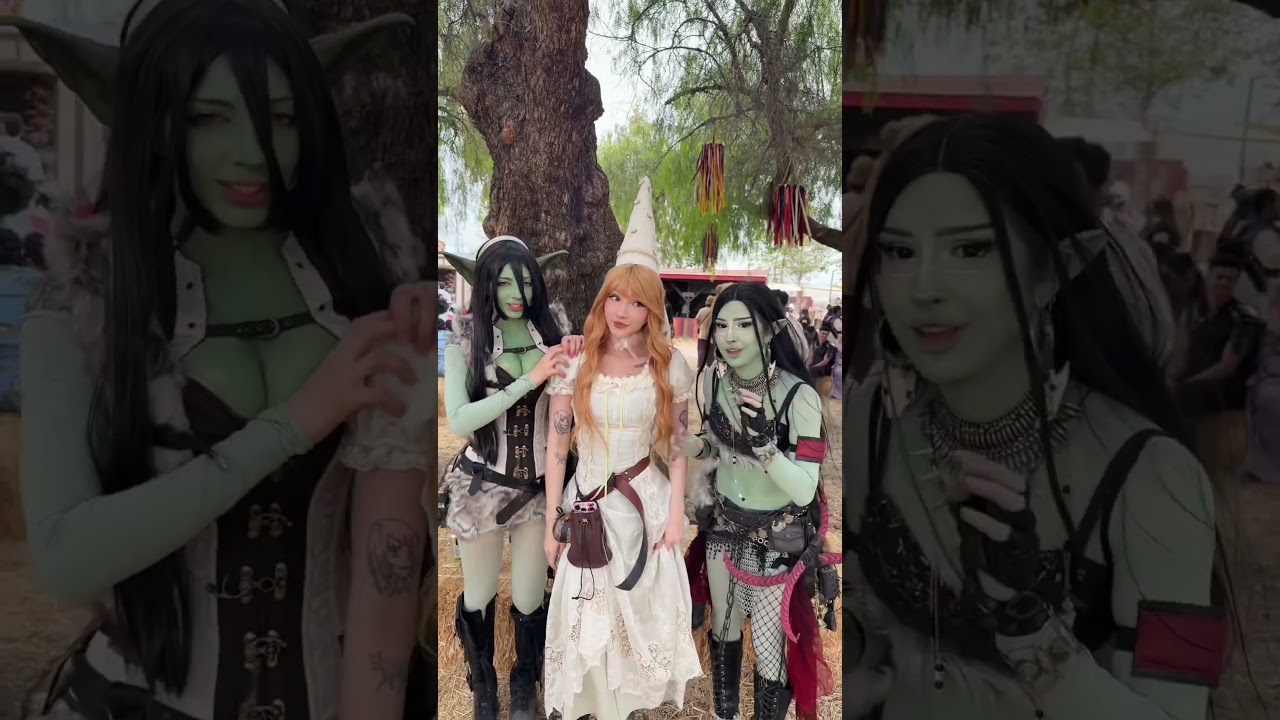 The red one makes you handsome? 🫣 #renfaire #renaissancefaire #cosplay