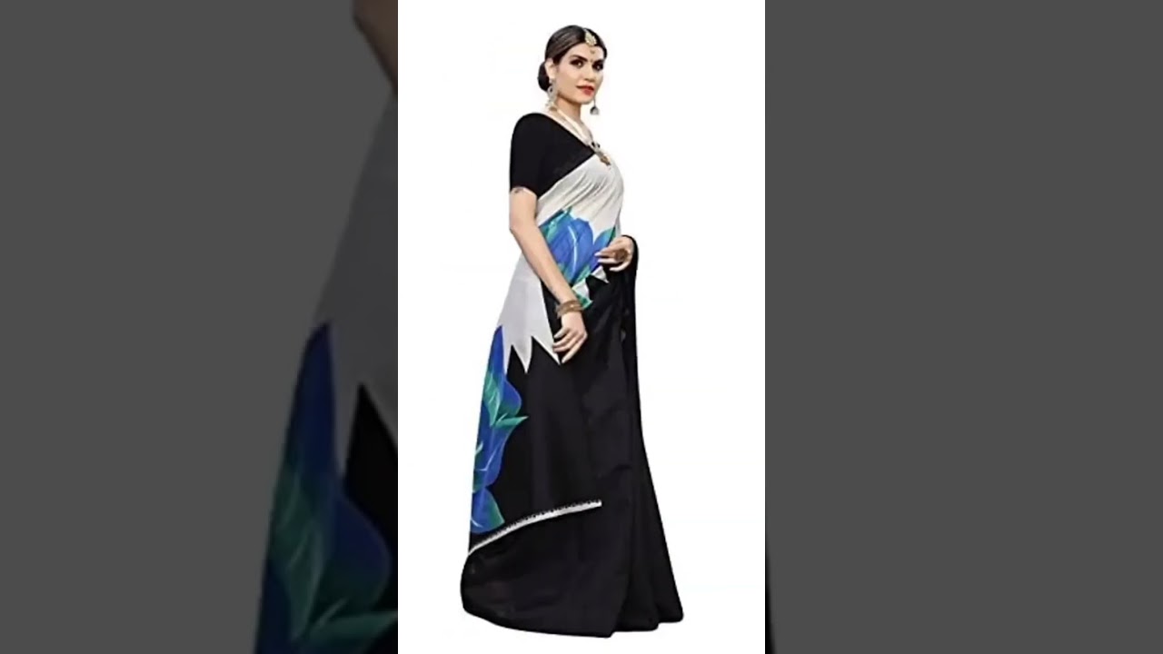 printed art silk sarees ||