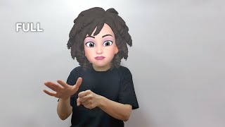 American Sign Language (ASL) Lesson : Opposite Adjectives | Full - Empty