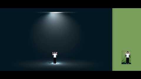 自作グリーンバックでクロマキー合成