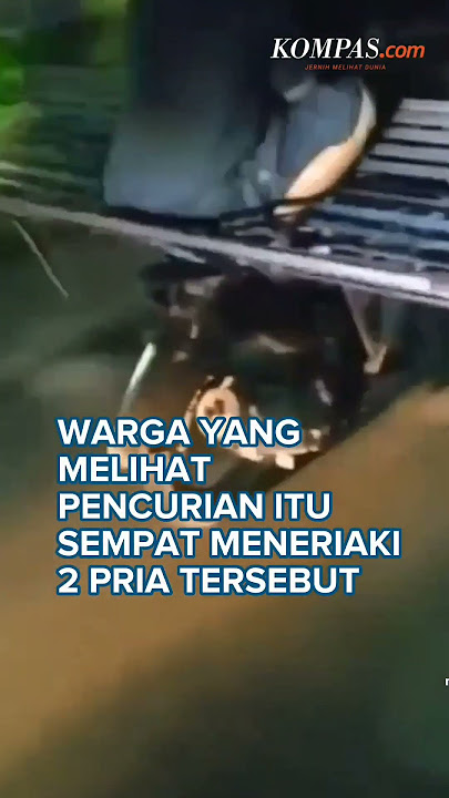 Viral Video Dua Orang Pria Mencuri Kursi Taman di Pematang Sianipar