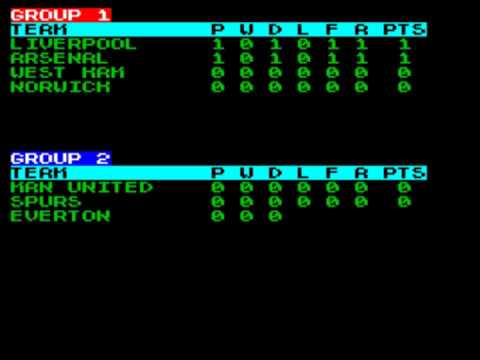 Soccer 7 ~ ZX Spectrum - YouTube