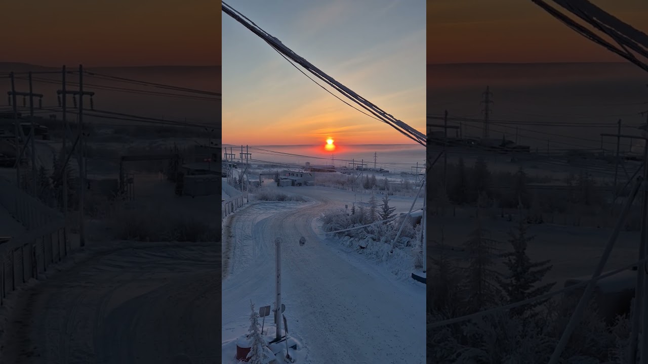 Настоящие морозы. Айхал, Крайный Север