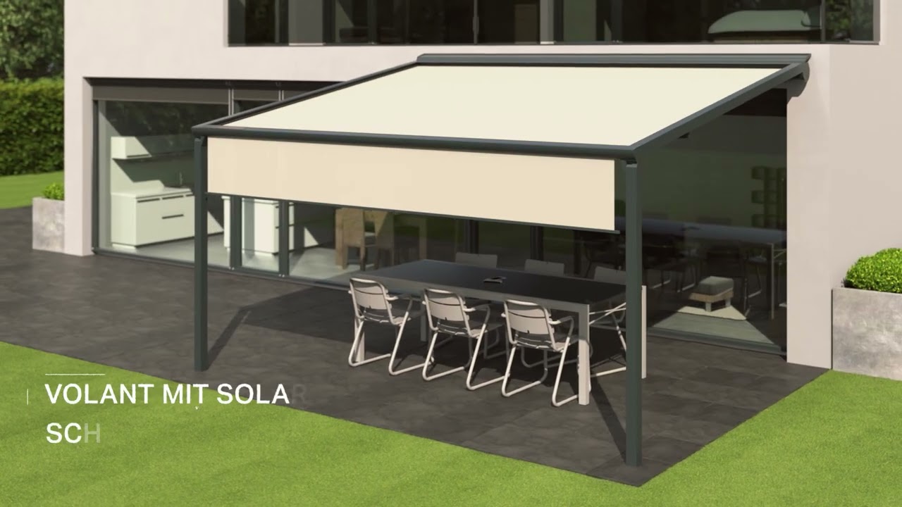 Pergolamarkise Brustor B128 – Eleganter Sonnenschutz für Terrasse & Garten | Ombrage Dresden