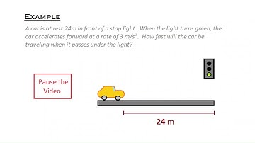 Kinematic Equations of Motion, Solving Word Problems
