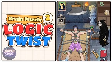 Brain Puzzle 2 Level 10: Help The Guy Unlock All The  Locks On Him !Gameplay Solution