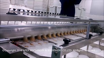 Cookie Paper Tray Loading System Biscuit /wafer/cookie/sandwiching Production Line -APEX MACHINERY