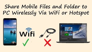 Wireless Files And Folder Sharing Send Data To Computer Without Data Cable Wifi Ftp Server