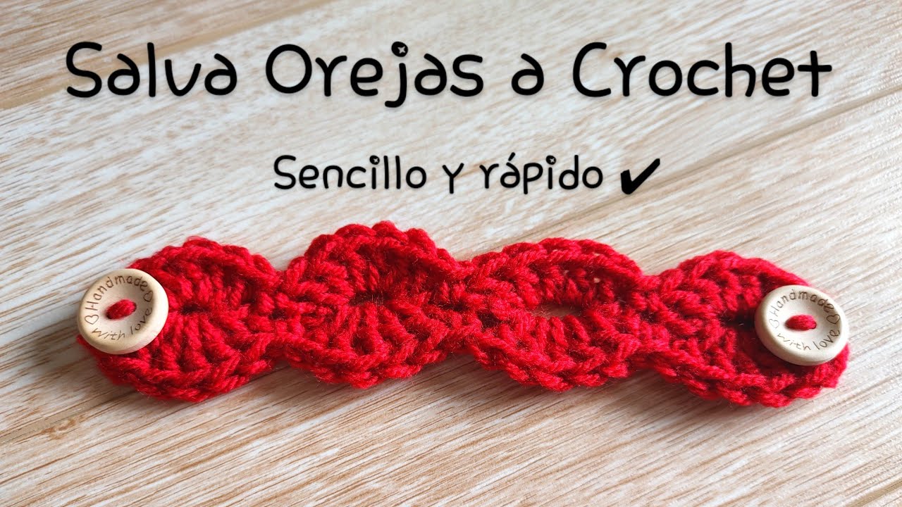 ⭐ Paso a Paso Salva Orejas de Abanicos Tejido a Crochet ⭐ Sencillo