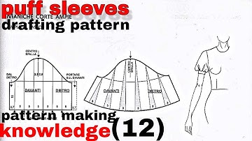 Fashion DIY: Designing a Wide Short Sleeve | Easy Sleeve Pattern Drafting Tutorial"
