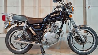 R8.3.6 スズキ GN125H ブラック ブルー - YouTube
