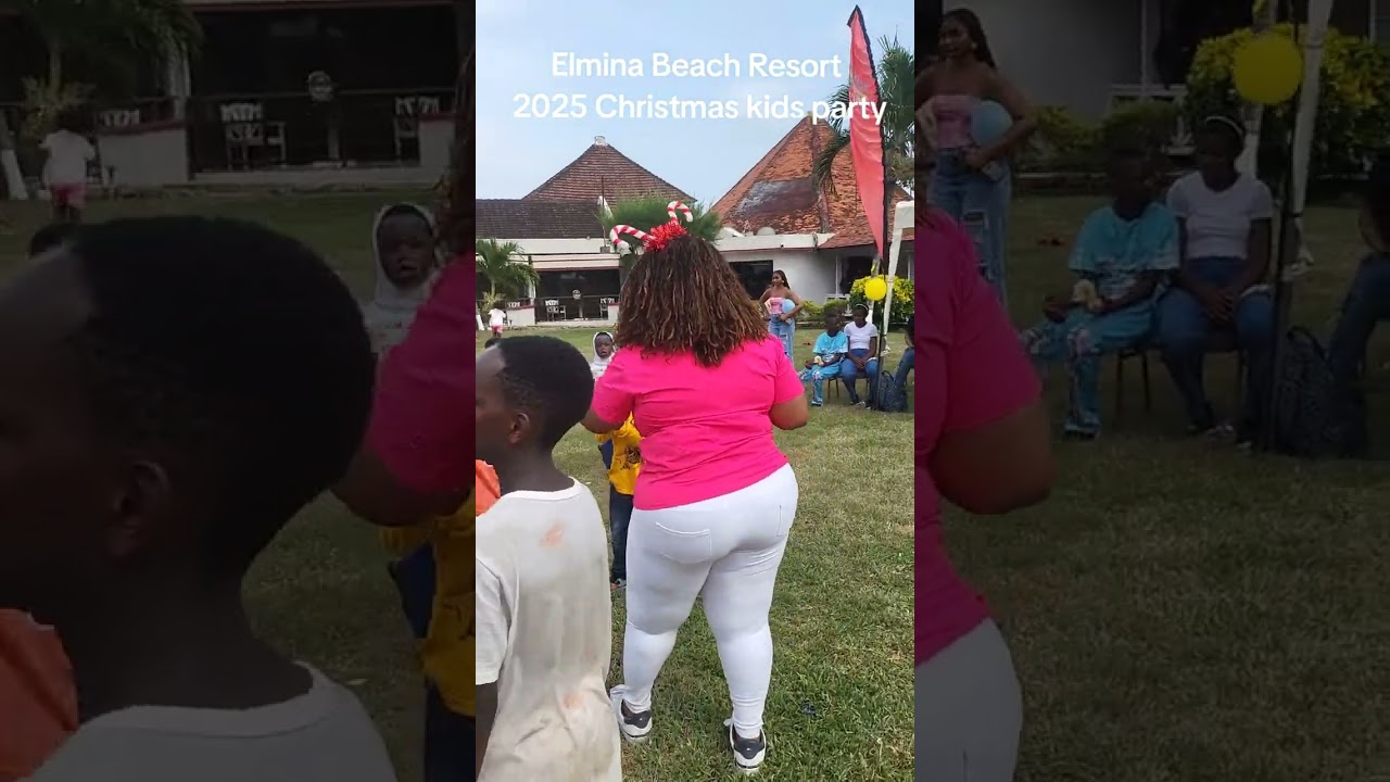 Детская рождественская вечеринка в Elmina Beach Resort