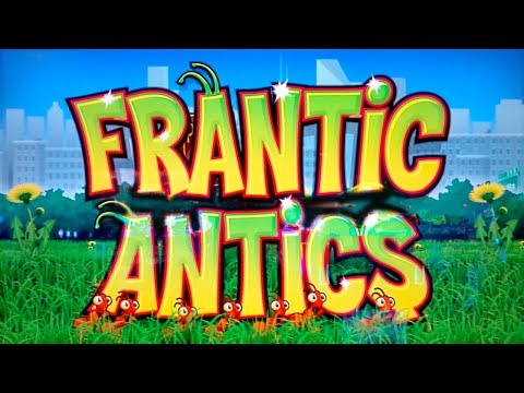 Frantic Antics Slot - NICE RETRIGGER, ALL FEATURES!