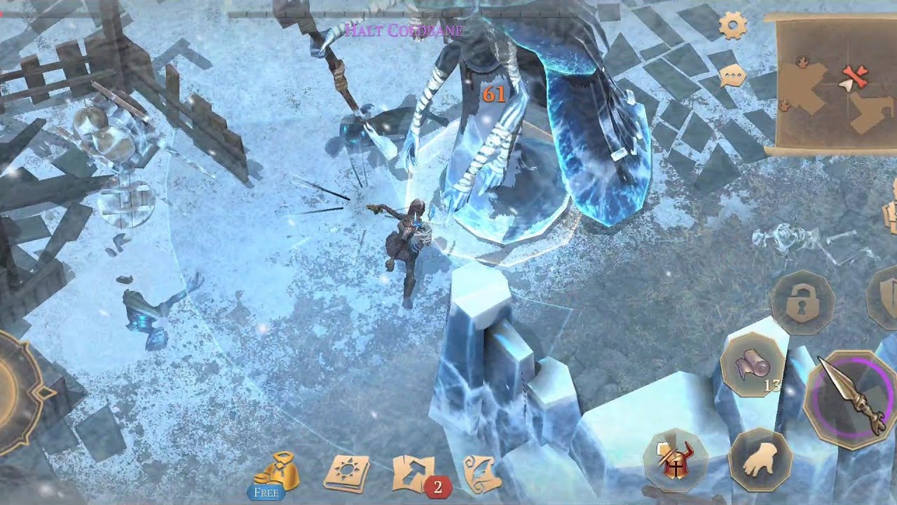 Grim Soul - Frozen Forest is a good place for sharpening Soul Eater..? Halt coldbane