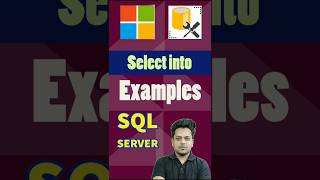 Select Into | Copied first table data into second table | SQL | Complete Explanation