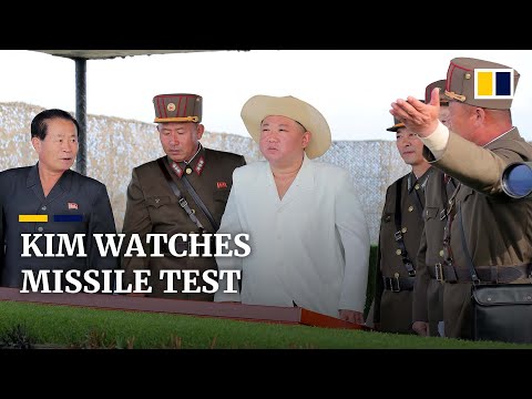 Kim Jong-un oversees missile launch, one of several recent tests by North Korea