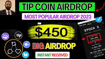 Tip Coin Airdrop Instant Live Claim 🔥 How To Get Free Crypto Airdrop Today🔥tip network #airdrop
