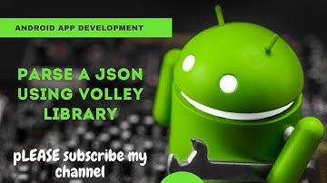 Volley Library in Android Studio | Parse a JSON using Volley Library-SIMPLE GET REQUEST |Tutorial-19