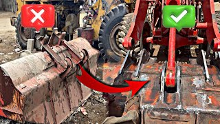 Incredible process Remove attachment system and install do pin bush system apptment
