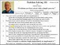 Problem Solving 102