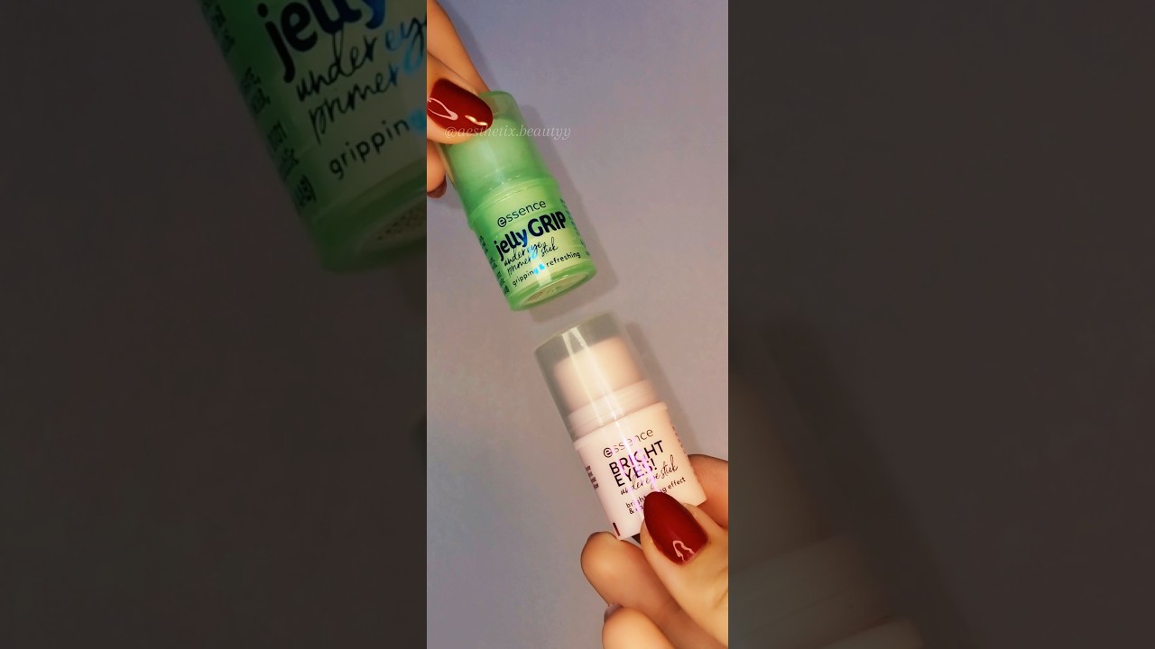 💚🌸 Perfect duo from Essence PART 1 // Jelly Grip Undereye Primer Stick & Undereye Brightening Stick